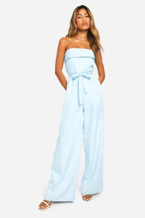 Bandeau Wide Leg Jumpsuit