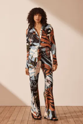 SHONA JOY - Tramonto Silk Bias Cut Pant
