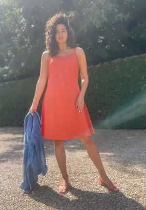 Terracotta Cotton Sundress - Janes Stall